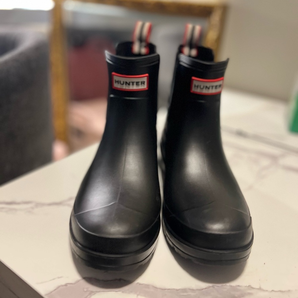 Hunter Black Waterproof Boots